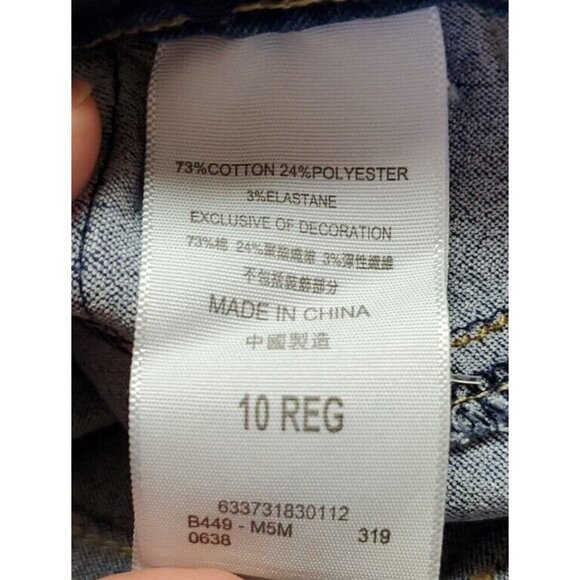 Levis Pull - On Jegging Girl size 10 reg with Camouflage strips on leg - Picture 8 of 10